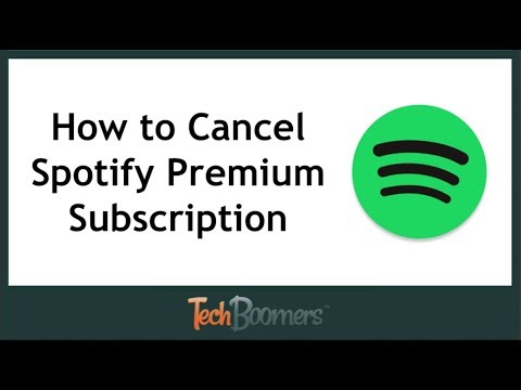 Cancel Subscription App Spotify