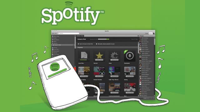Sync spotify to ipod
